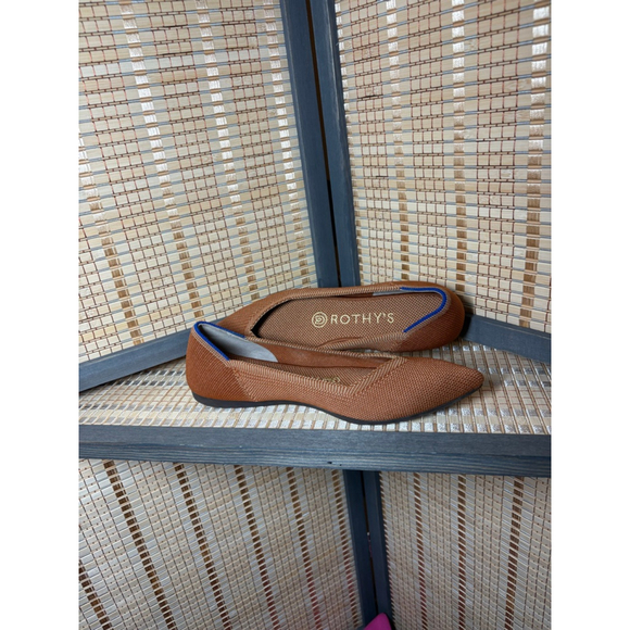 Women's Rothy's Mustard The Point II Flats - Picture 2 of 5